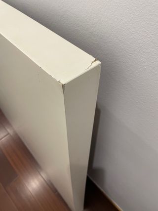 Cabecero cama individual blanco