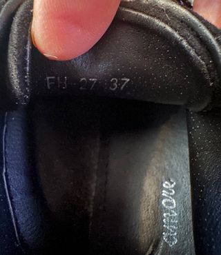 Zapatos negros charol plataforma 37