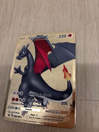 Cartas Pokémon VMAX Metalizadas Doradas