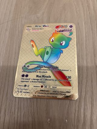 Cartas Pokémon VMAX Metalizadas Doradas