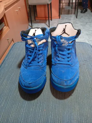 Nike Air Jordan 5 Retro Azul (Usadas)