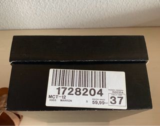 Sandalias tacón marrones talla 37 de Musse&Cloud