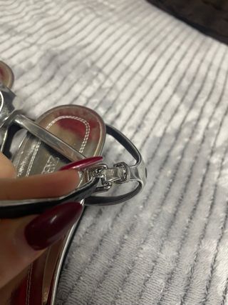 Tacchi Zara Argento Taglia 37