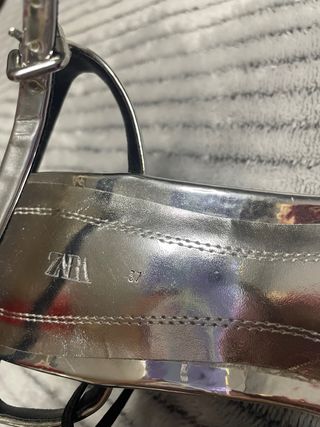 Tacchi Zara Argento Taglia 37