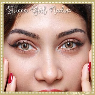 NUEVAS Lentillas Stunna Girl Nadine Castaño Claro