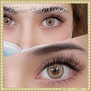 NUEVAS Lentillas Stunna Girl Nadine Castaño Claro