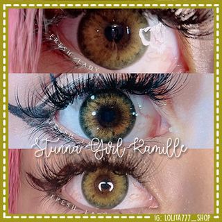 Nuevas Lentillas StunnaGirl Kamille verde/marron