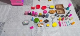 Camioneta Barbie con las 3 muñecas y accesorios