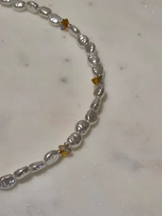 Collana fatta a mano con cuore