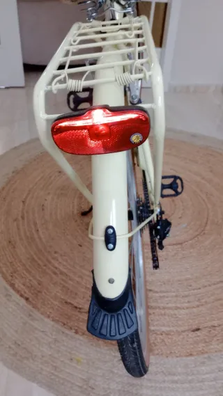 Bicicleta paseo mujer con cesta