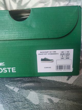 Zapatillas Lacoste Talla 43