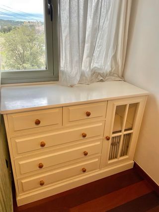 Cómoda cambiador madera maciza bebé/infantil