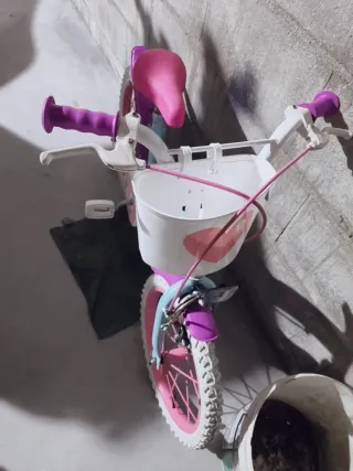 Bicicleta infantil niña rosa y azul 3 a 6 años