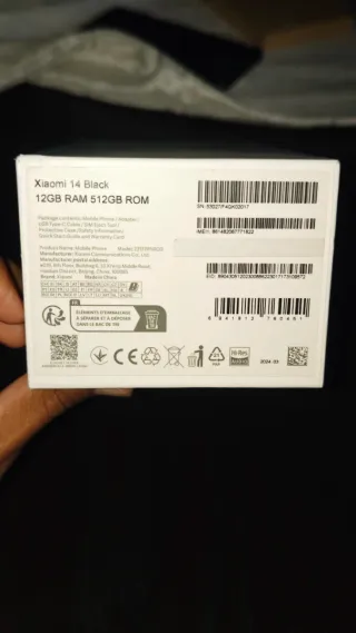 Xiaomi 14 512GB Negro