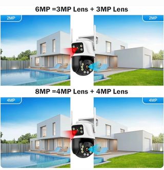 Cámara Seguridad V380 Dual