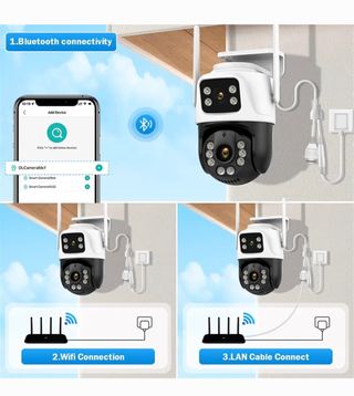 Cámara Seguridad V380 Dual
