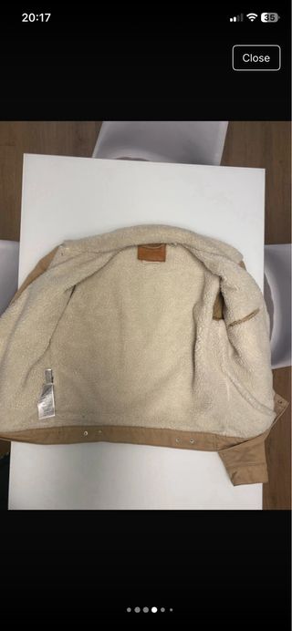 Chaqueta Levi's Trucker Talla M Beige
