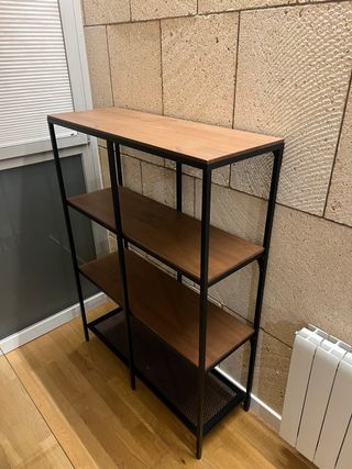 Estantería Ikea FJÄLLBO Negra y Madera