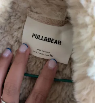 Chaqueta Pull&Bear Beige Talla L