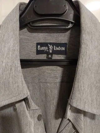 Camisa Ropa Talla Hombre Gris L