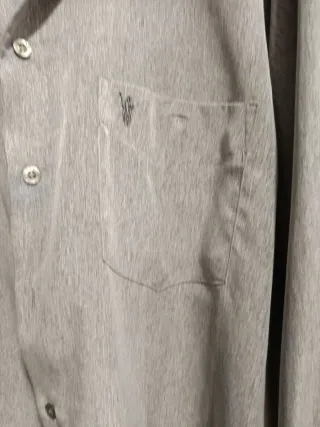 Camisa Ropa Talla Hombre Gris L