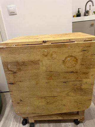 Mesa plegable madera Sklum