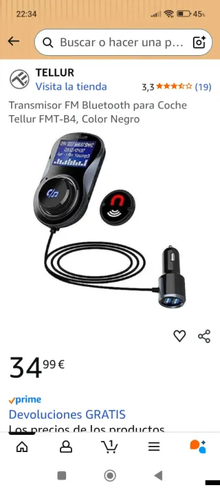 Manos Libres Bluetooth Coche