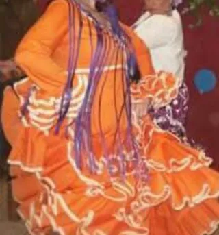 Traje de flamenca Sevillana