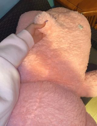 Oso de peluche gigante rosa