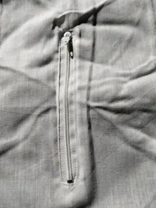 Funda cojín redondo fleece blanco y negro