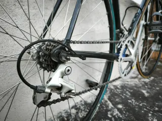 Bicicleta carretera clásica vintage