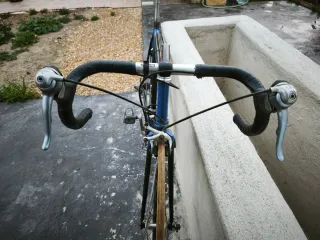 Bicicleta carretera clásica vintage