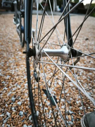 Bicicleta carretera clásica vintage