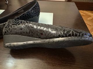 Bailarinas Pitillos Charol Tejido Talla 37