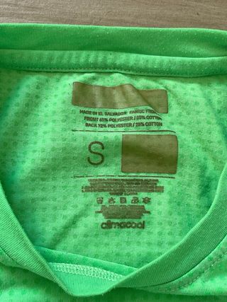 Camiseta Adidas Talla S Verde