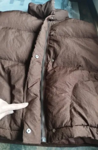 Chaleco acolchado nuevo Shein marrón XL oversize