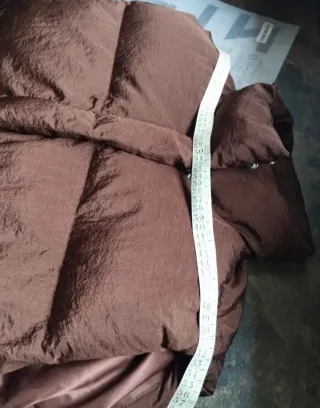 Chaleco acolchado nuevo Shein marrón XL oversize