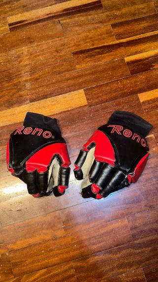 Guantes Hockey Patines Reno Rojo/Negro