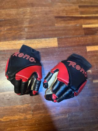 Guantes Hockey Patines Reno Rojo/Negro