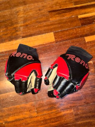 Guantes Hockey Patines Reno Rojo/Negro