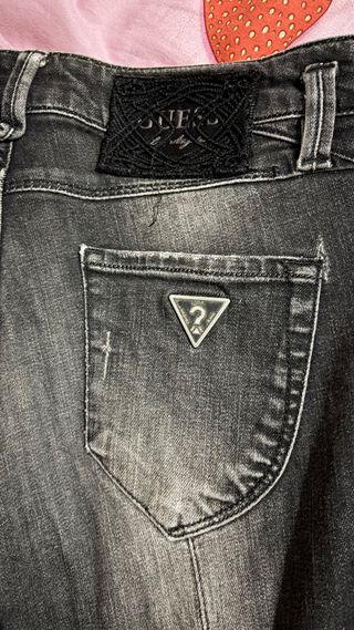 Pantalón Guess Skinny Negro Talla 36