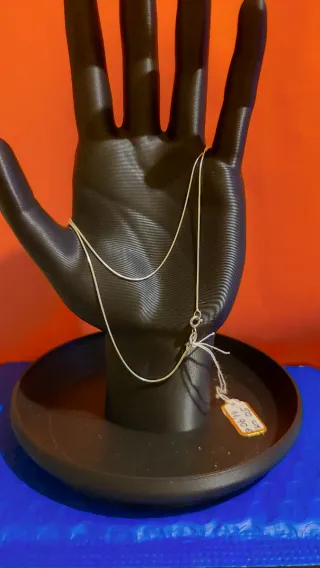 Cadena de Plata de Ley de 50cm