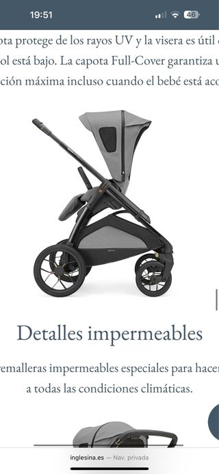 Carro Inglesina Aptica XT Gris