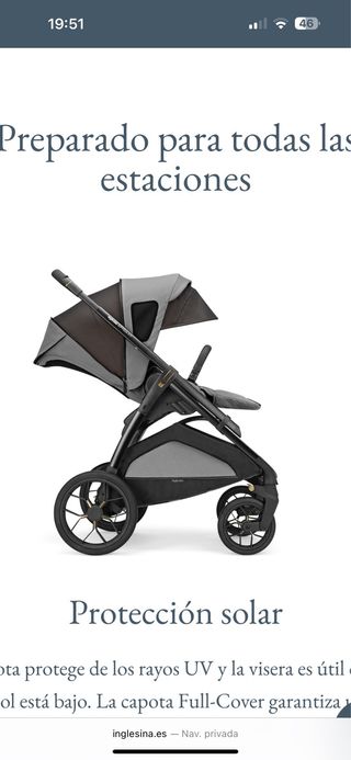 Carro Inglesina Aptica XT Gris