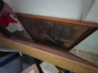 Cuadro de barco antiguo