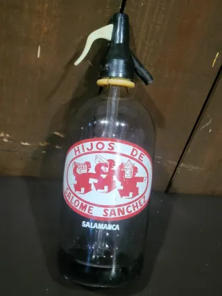 Sifón antiguo Hijos de Salomé Sánchez, Salamanca.