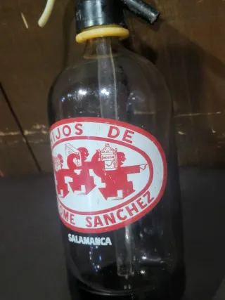 Sifón antiguo Hijos de Salomé Sánchez, Salamanca.