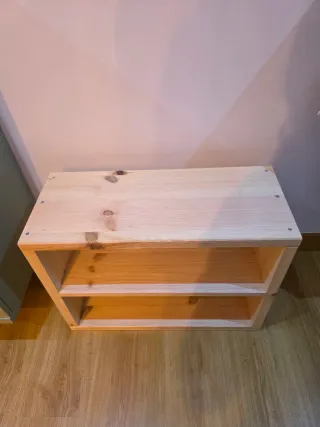 Banco zapatero de madera