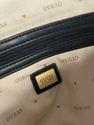 Bolso Guess Giully ORIGINAL shopper negro