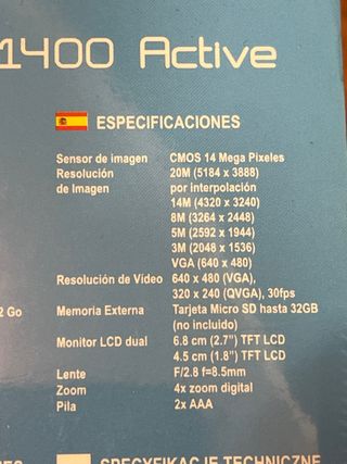 Cámara Sumergible Aquapix Selfie